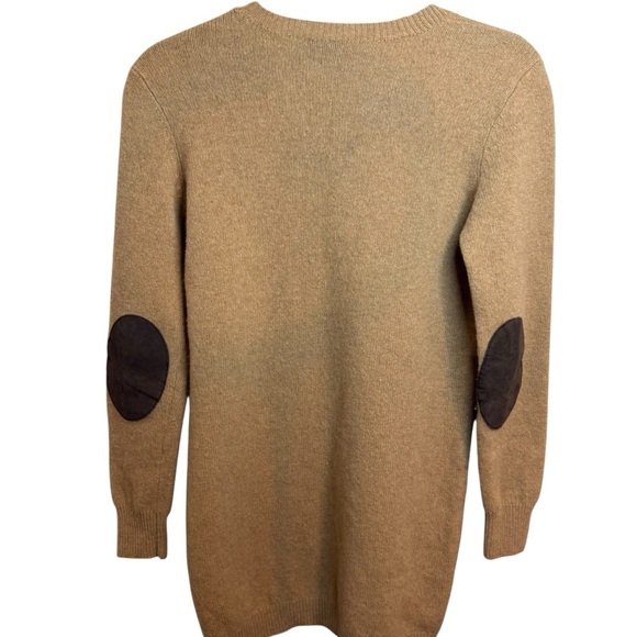 Polo by Ralph Lauren | Men's Camel Crewneck Sweater Reinforced Elbows | Sz M - Picture 2 of 4